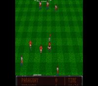 une photo d'Ã©cran de Eric Cantona Football Challenge sur Nintendo Super Nes